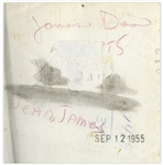 James Dean Unpublished Photograph, Taken Shortly Before His Death
